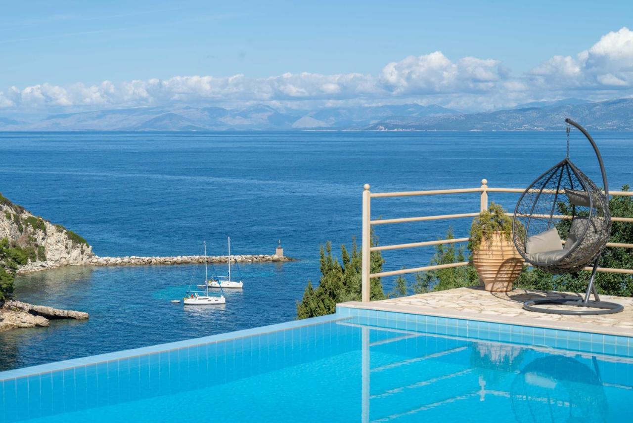 Pangolas Apartments Paxos Longós Dış mekan fotoğraf