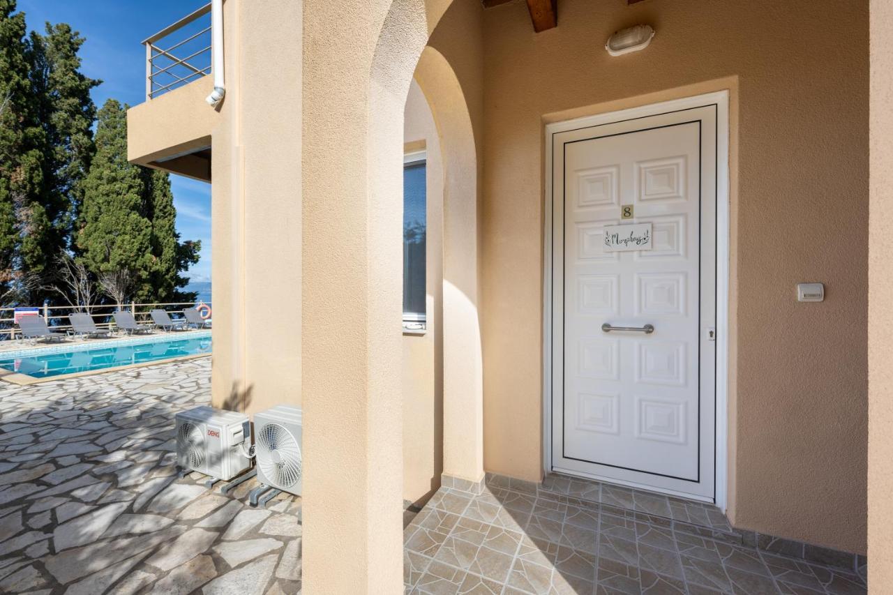 Pangolas Apartments Paxos Longós Dış mekan fotoğraf