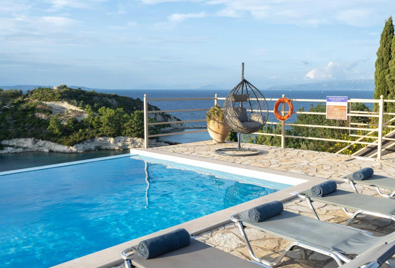 Pangolas Apartments Paxos Longós Dış mekan fotoğraf