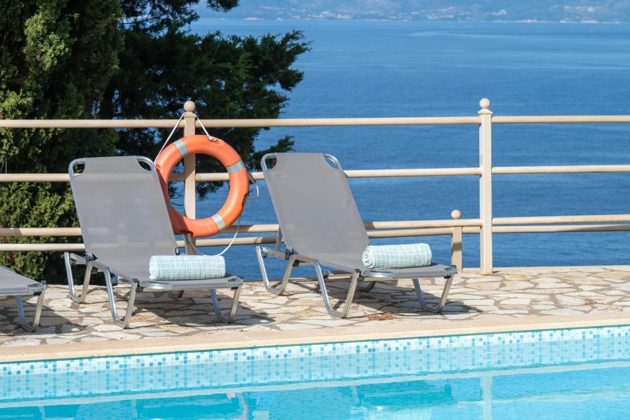 Pangolas Apartments Paxos Longós Dış mekan fotoğraf