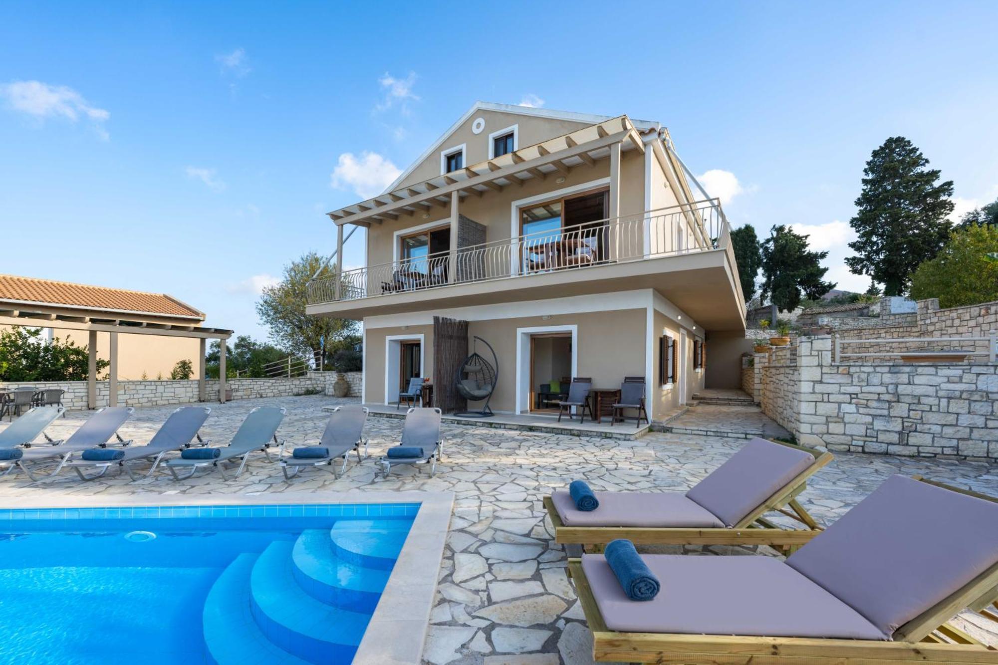 Pangolas Apartments Paxos Longós Dış mekan fotoğraf