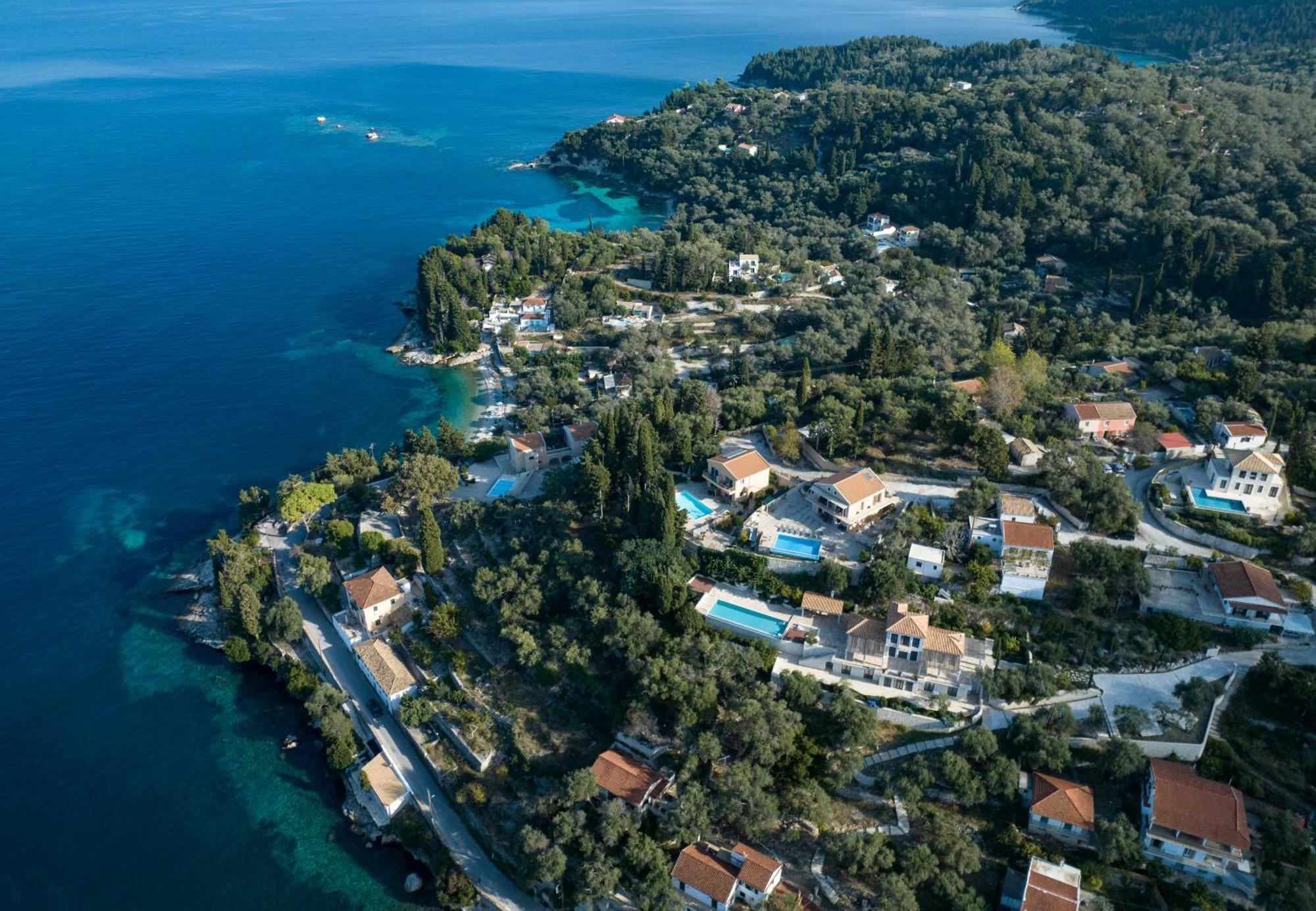 Pangolas Apartments Paxos Longós Dış mekan fotoğraf