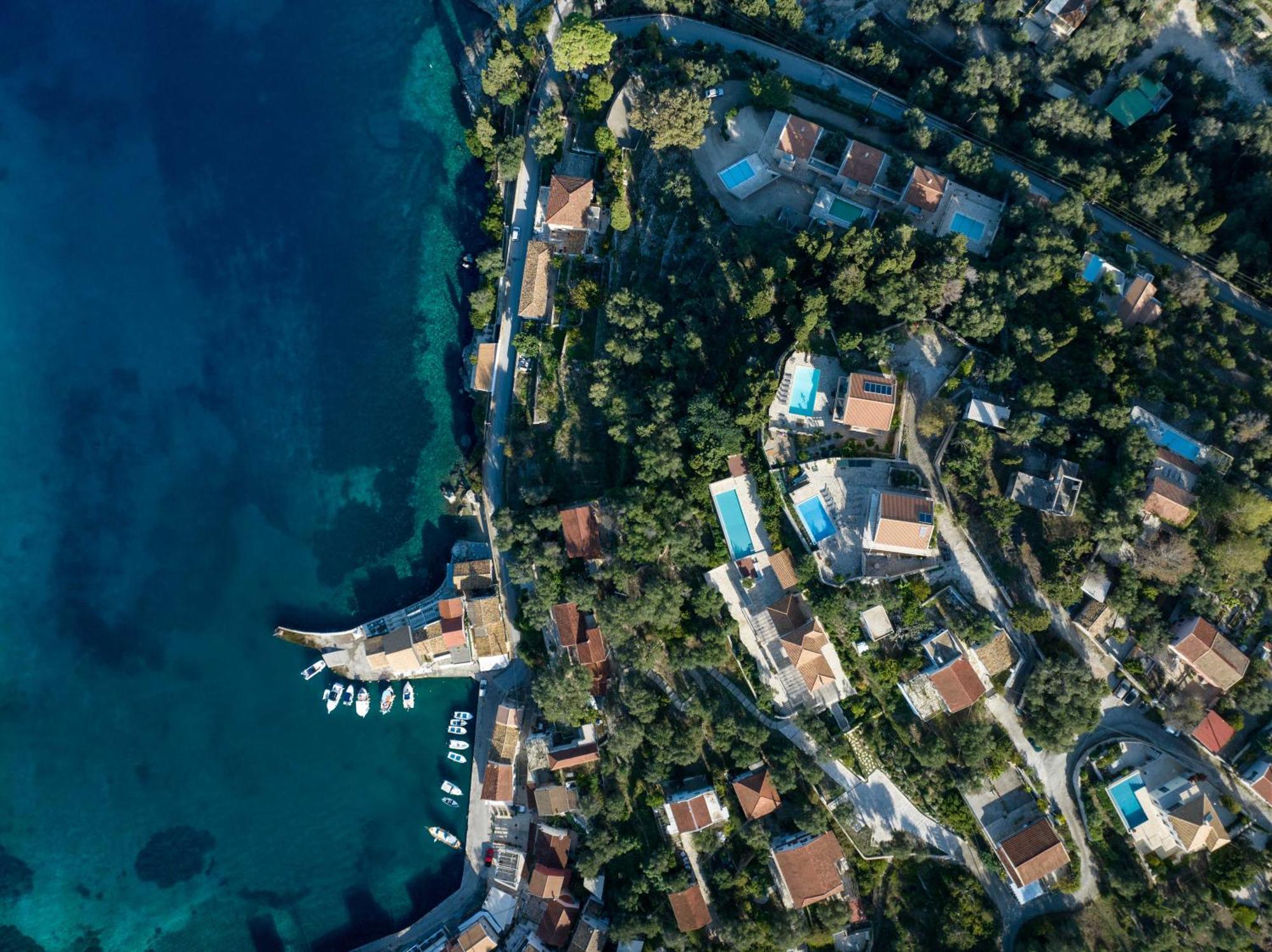 Pangolas Apartments Paxos Longós Dış mekan fotoğraf